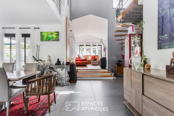 Villa contemporaine avec suites et piscine à Fonsorbes
