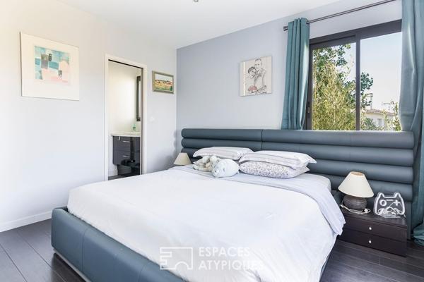Villa contemporaine avec suites et piscine à Fonsorbes