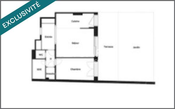 2 PICES AVEC JARDIN DE 57 m2, CAVE ET PARKING