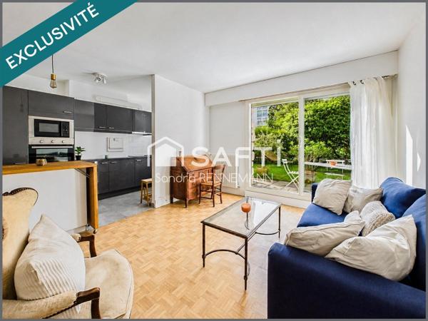 2 PICES AVEC JARDIN DE 57 m2, CAVE ET PARKING