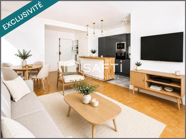 2 PICES AVEC JARDIN DE 57 m2, CAVE ET PARKING