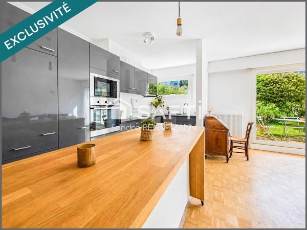 2 PICES AVEC JARDIN DE 57 m2, CAVE ET PARKING