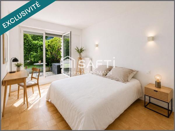 2 PICES AVEC JARDIN DE 57 m2, CAVE ET PARKING