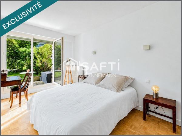 2 PICES AVEC JARDIN DE 57 m2, CAVE ET PARKING