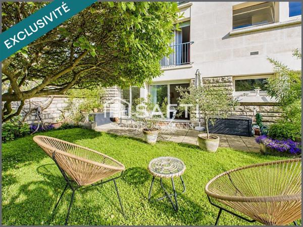 2 PICES AVEC JARDIN DE 57 m2, CAVE ET PARKING