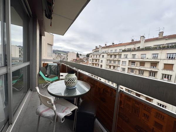 Saint-Étienne (42100) Bel appartement 3 chambres + balcon + garage double - Secteur Tréfilerie