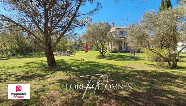 Magnifique Villa Provençale de  101m2 avec terrain arboré de 2347m2- 4 chambres - Douzens