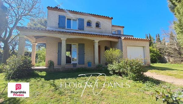 Magnifique Villa Provençale de  101m2 avec terrain arboré de 2347m2- 4 chambres - Douzens