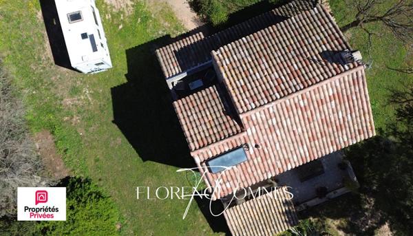 Magnifique Villa Provençale de  101m2 avec terrain arboré de 2347m2- 4 chambres - Douzens