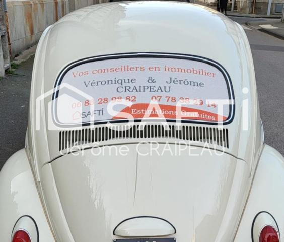 Maison de 4 chambres d'environ 148 m2 de surface habitable sur une parcelle de 1253 m2.