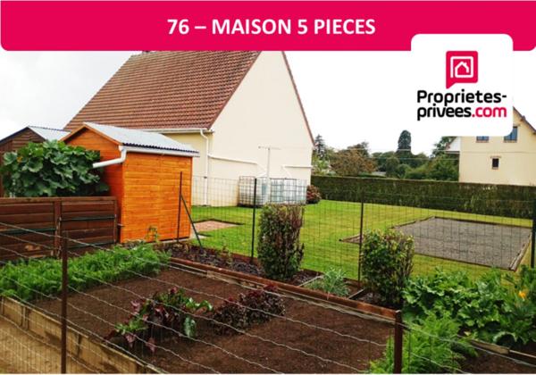 Buchy , Pavillon 5 pièces 78 m2, sur parcelle divisible de 2015 m²