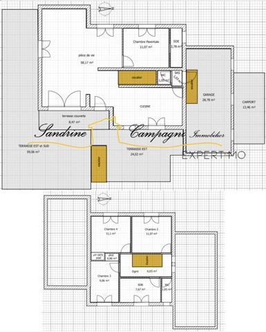 Châteauneuf-de-Gadagne (84470) VILLA familiale à deux pas du coeur de GADAGNE