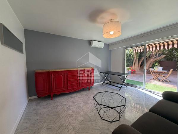 A LOUER - APPARTEMENT MEUBLE 3 PIECES EN REZ-DE-JARDIN A CAGNES-SUR-MER, SECTEUR LAUTIN