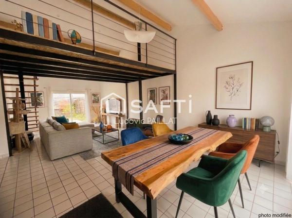 Maison en très bon état, 2 chambres avec climatisation