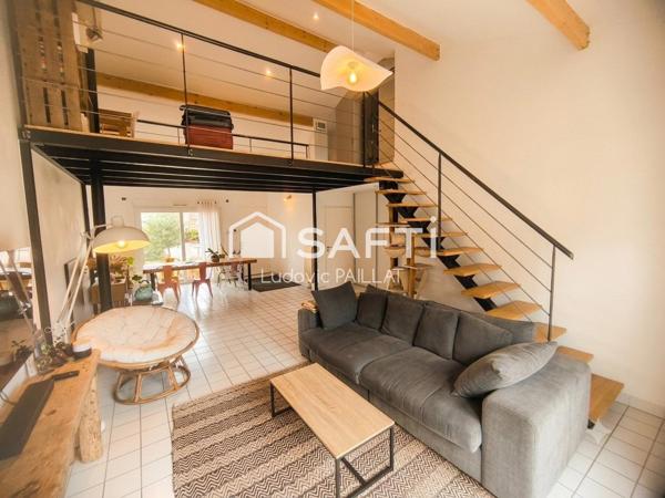 Maison en très bon état, 2 chambres avec climatisation