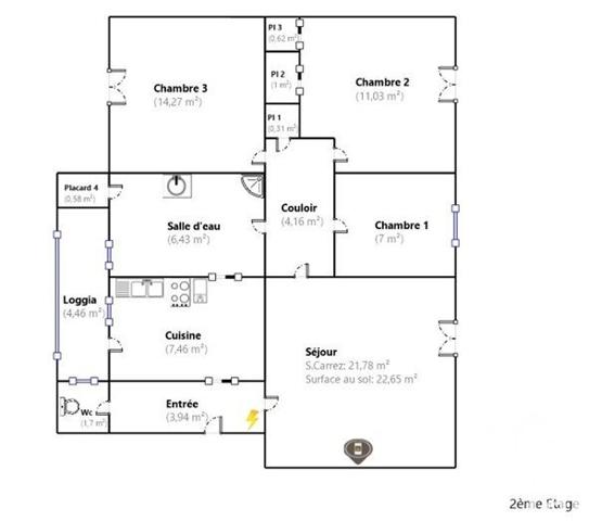 Appartement à vendre 4 pièces 80 m² Amiens