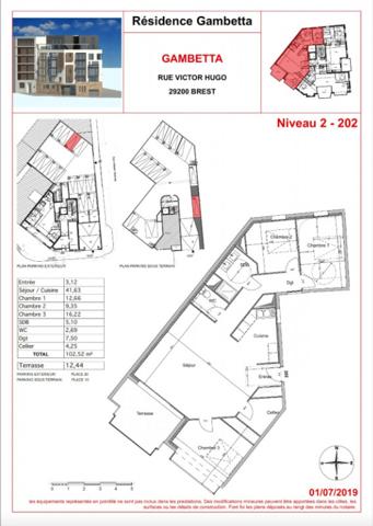 T5 haut de gamme, belle vue mer - 202 , Brest