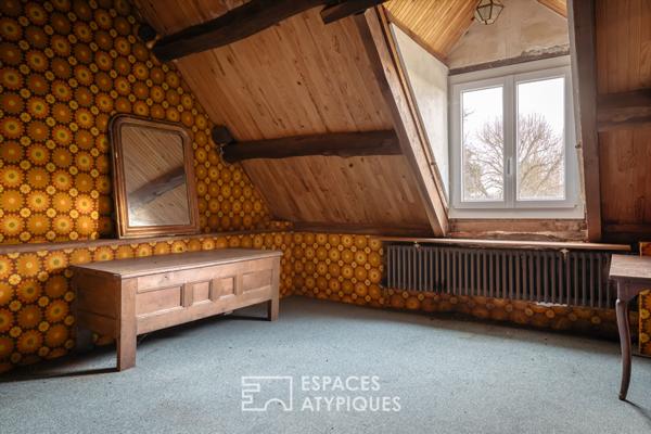 Longère de caractère avec de nombreuses dépendances à rénover