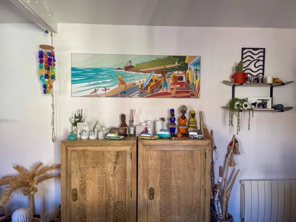 🏖️ Coup de cœur à la Côte des Basques – Duplex Bohème à 100m de la plage 🌊