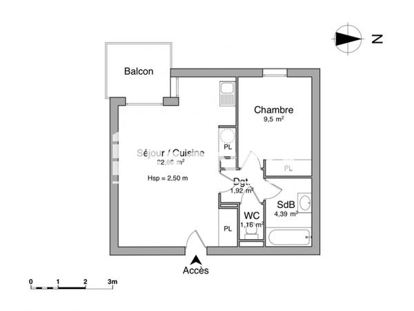 Location Appartement 2 pièces 39.83 m² - 4 CHEMIN DE LAGAR Saint Juery 81160