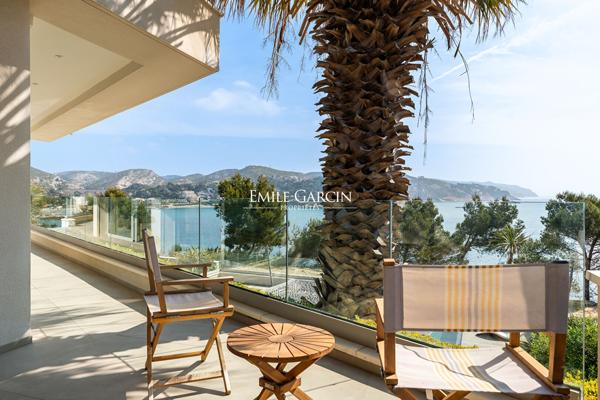 À vendre - Villa contemporaine de luxe - Carry-le-Rouet | Côte Bleue | Front de mer | Vue rade de Marseille | 380 m² | Piscine chauffée | Domaine sécurisé