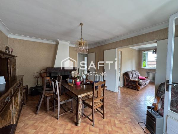 Double logement possible, jardin et garage