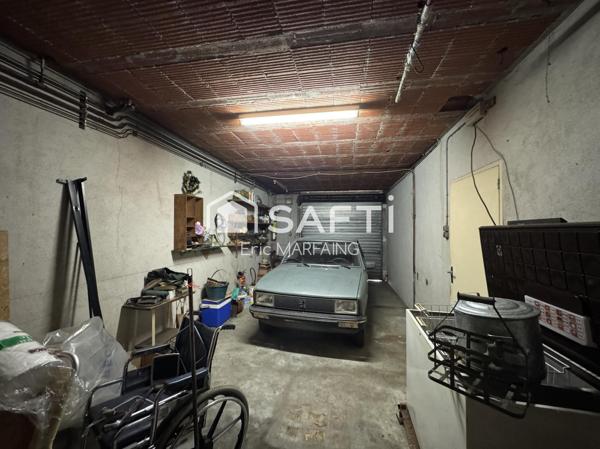 Double logement possible, jardin et garage