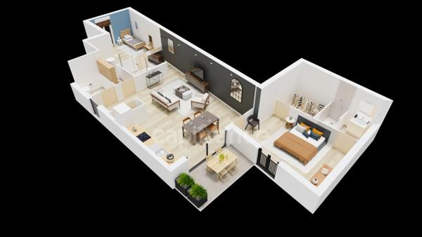 APPARTEMENT NEUF - T3 - LES LOGES DES SAINT JEAN DES VIGNES