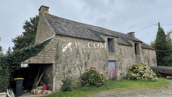 Grange avec Permis de construire à transformer en longère, potentiel de183m², terrain de 1500m² Baden (56870)