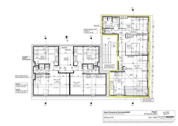 Appartement 3 pièces                                        - 44600 Saint-Nazaire Réf : 3593