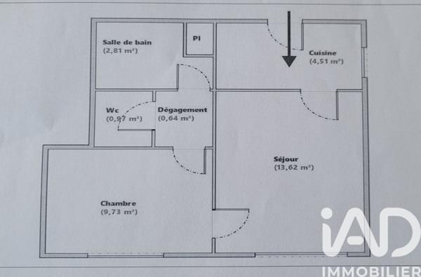 Appartement à vendre 2 pièces 32,28 m² Vincennes