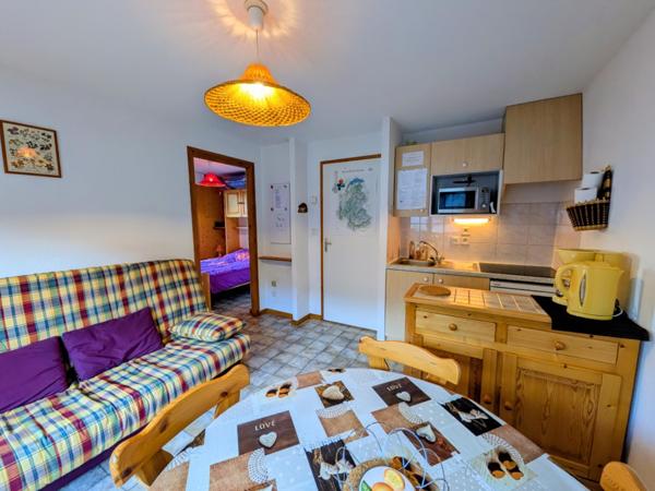 Appartement 2 pièces avec parking au pied des Pistes