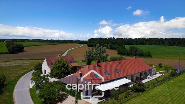 Dpt de SAONE ET LOIRE(71), à vendre MONTPONT EN BRESSE (71470) maison avec gîte et chambres d'hôtes P12 de 470 m² - Terrain de 4 374,00 m²
