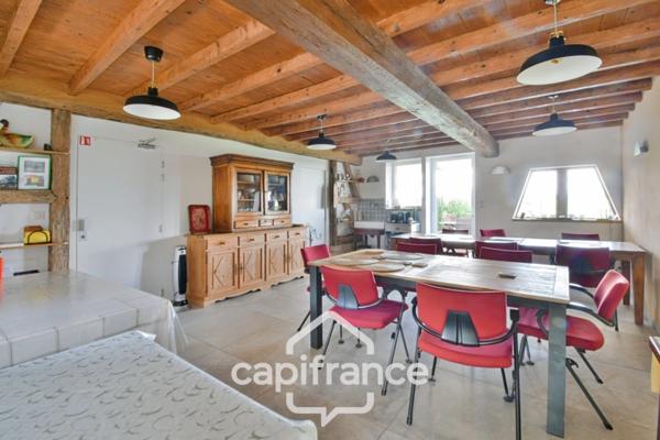 Dpt de SAONE ET LOIRE(71), à vendre MONTPONT EN BRESSE (71470) maison avec gîte et chambres d'hôtes P12 de 470 m² - Terrain de 4 374,00 m²