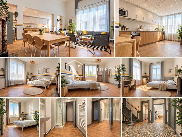 Chambre meublée 17,09 m² – Colocation Lille Fives