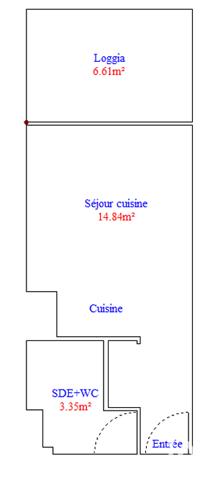 Studio à vendre 18 m² Mauguio