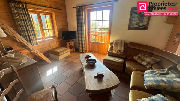 PASSY  Chalet de montagne 3 chambres avec mazot sur terrain de 1 887 m²