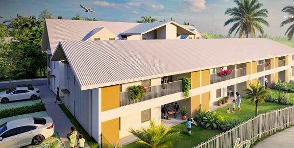 A VENDRE: Appartement T2 avec jardin à BAIE MAHAULT (971)