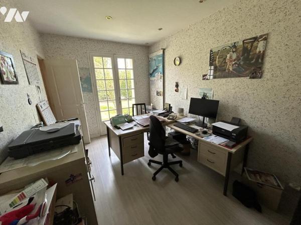 maison avec étang
