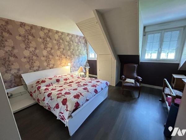 maison avec étang