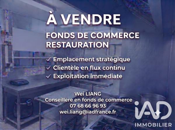 Restaurant à vendre 64 m² Créteil