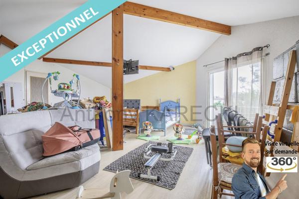 Pièce de vie + cuisine = 62m²