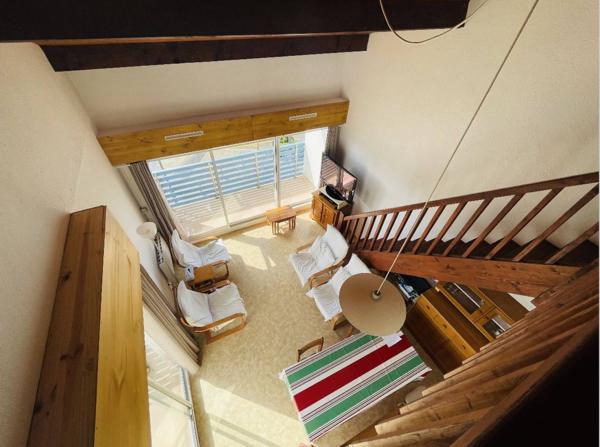 Appartement de deux chambres avec place de parking, en bord de mer à Biscarrosse