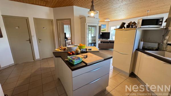 SAINT-PIERRE-QUIBERON - Vente maison de plain-pied avec 3 chambres et garage