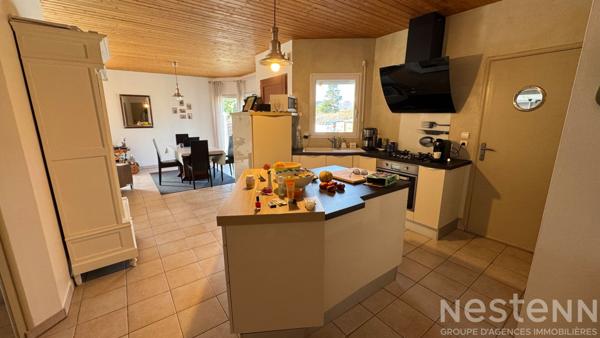 SAINT-PIERRE-QUIBERON - Vente maison de plain-pied avec 3 chambres et garage