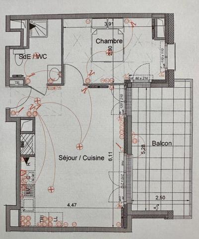 Appartement Le Perreux 2 pièces 44 m² avec terrasse et parking