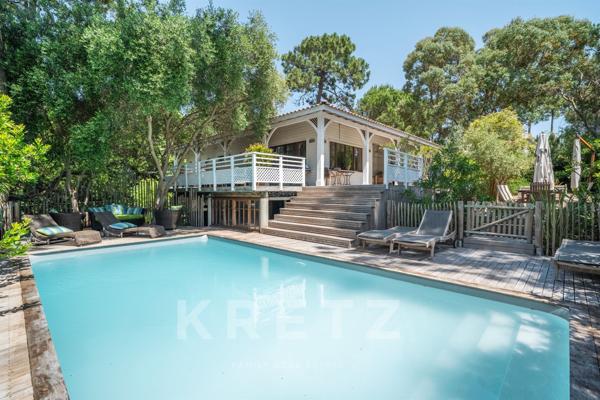 Villa typique du bassin d’Arcachon, cœur des Vallons du Ferret