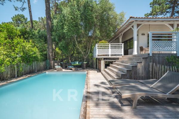 Villa typique du bassin d’Arcachon, cœur des Vallons du Ferret