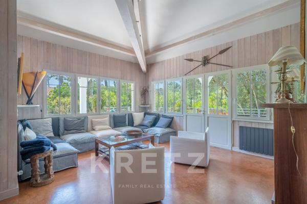 Villa typique du bassin d’Arcachon, cœur des Vallons du Ferret