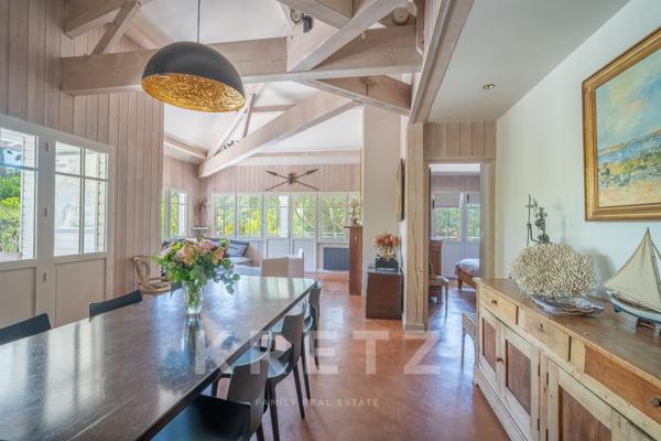 Villa typique du bassin d’Arcachon, cœur des Vallons du Ferret